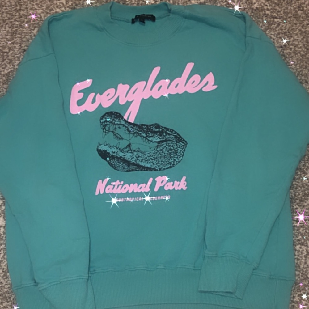 ✨sea green everglades national park sweatshirt✨